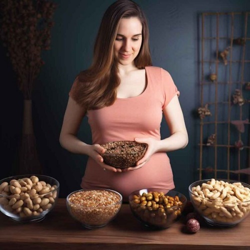 The benefits of nuts for the fetus
